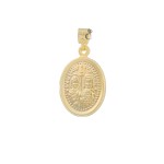 Φυλαχτό Κωνσταντινάτο Δύο Όψεων 9 Καρατίων 